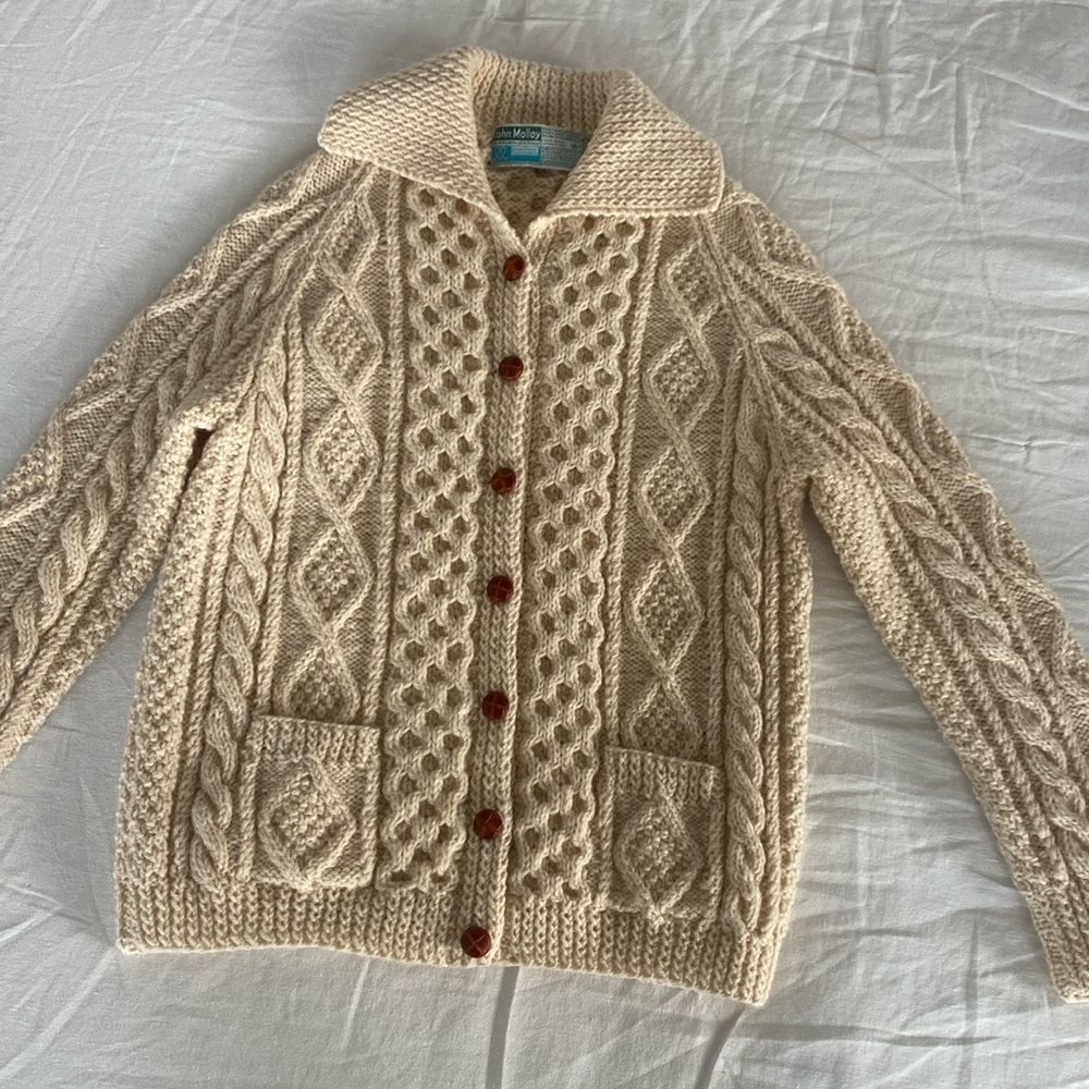 John Molly 100% wool Cardigan